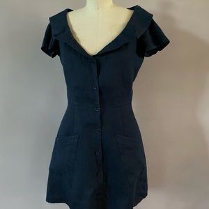 Reformation linen dress size 2